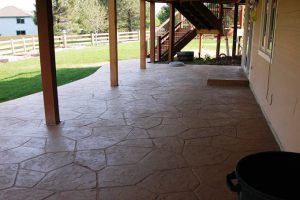Patio and landing