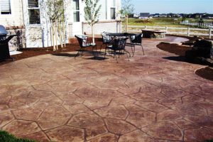 This patio is over 700 square feet.